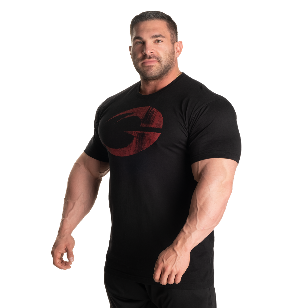 Gasp - Cadet Tee, black/red