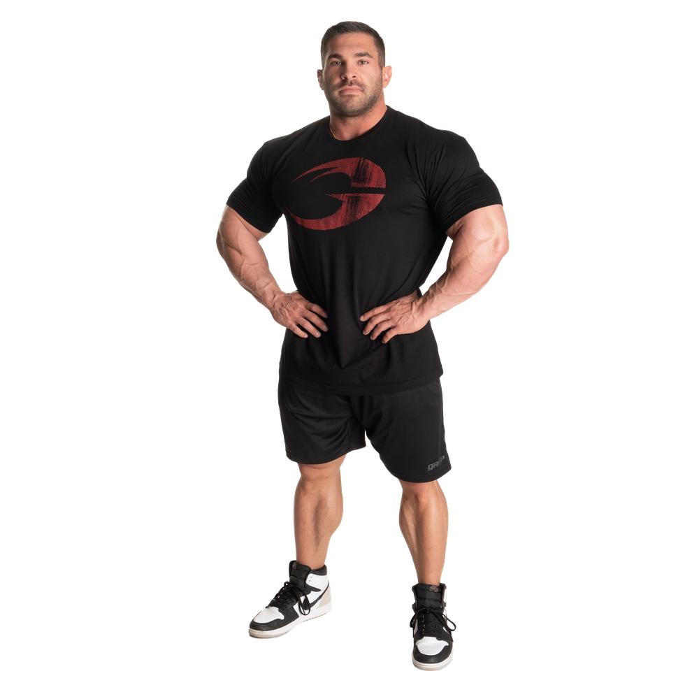 Gasp - Cadet Tee, black/red