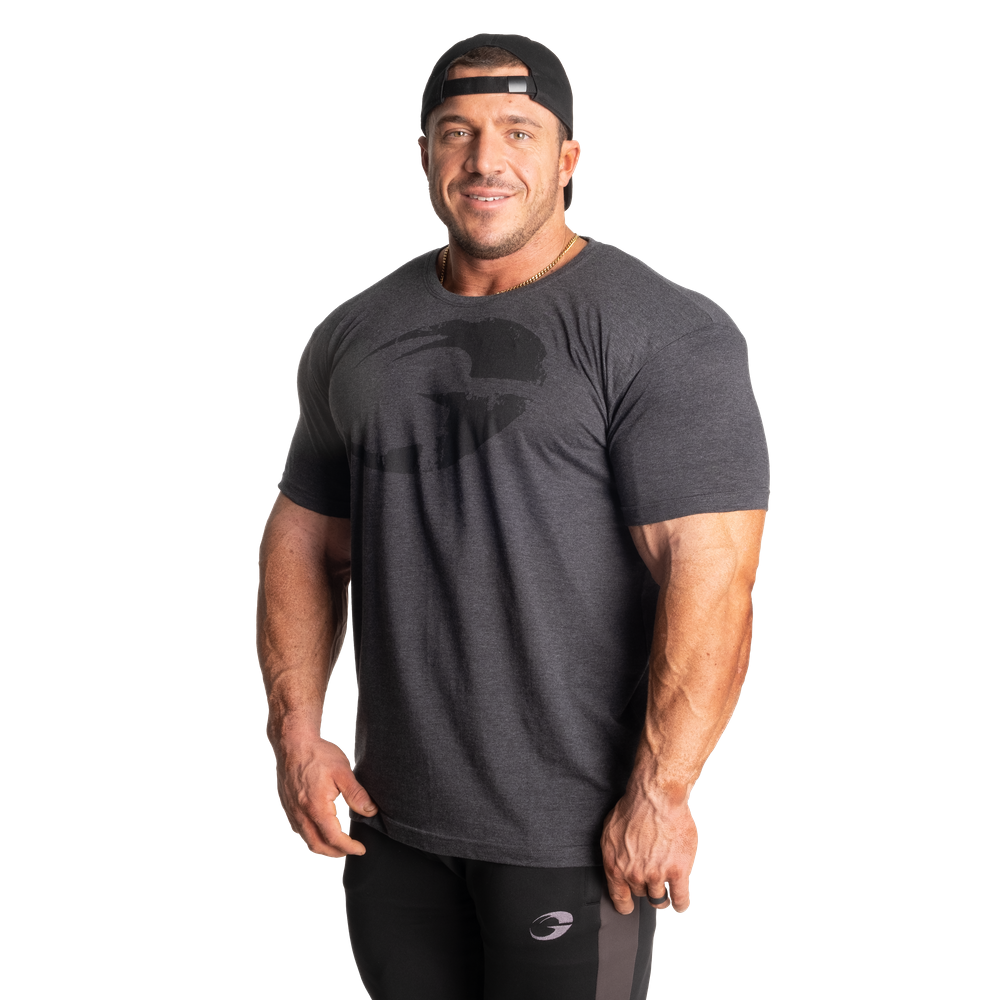 Gasp - Cadet Tee, Dark Grey Melange