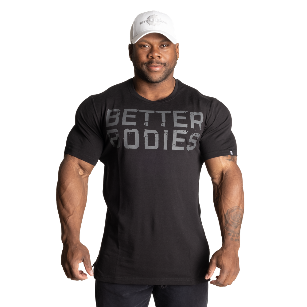 Better Bodies - Basic Tapered Tee, Black