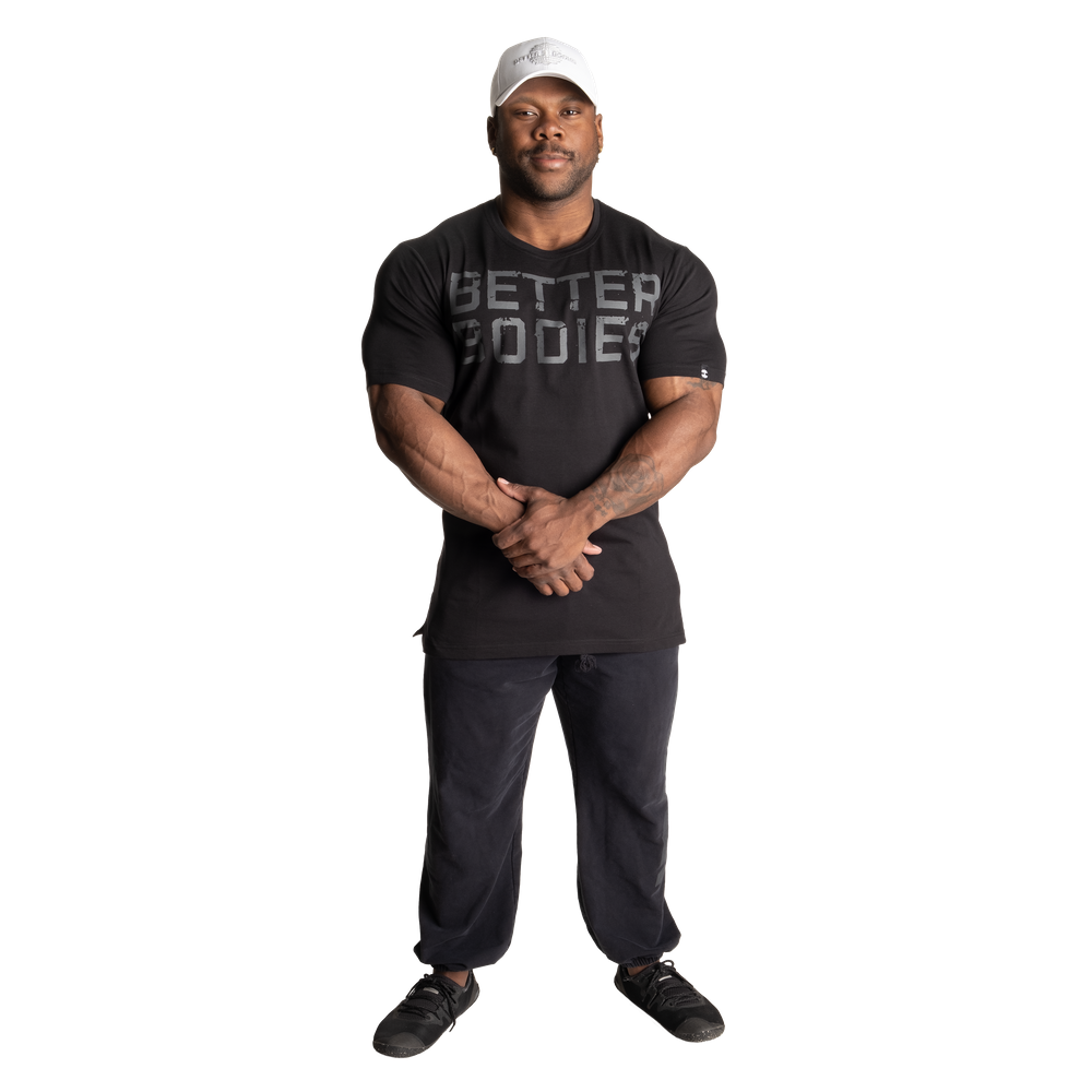Better Bodies - Basic Tapered Tee, Black