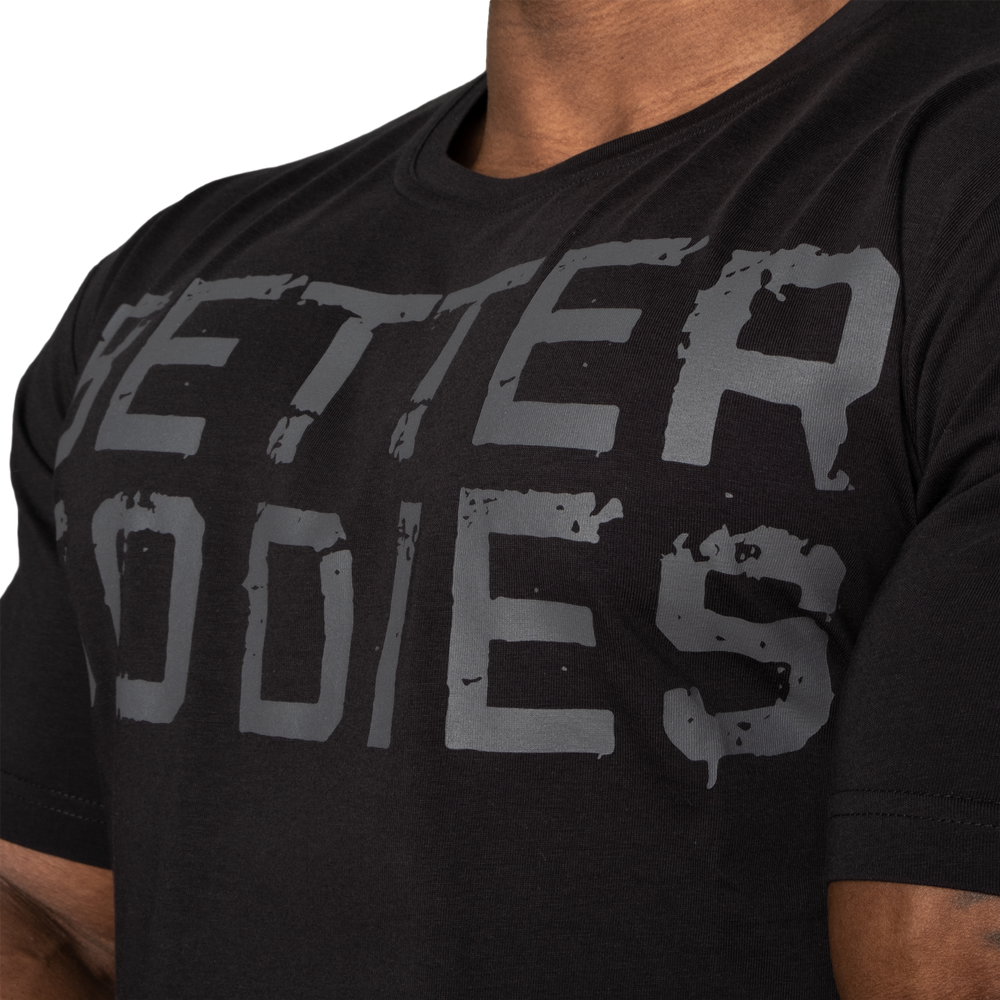 Better Bodies - Basic Tapered Tee, Black