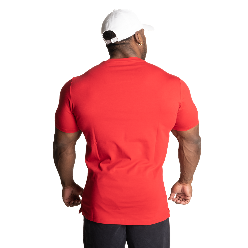 Better Bodies - Basic Tapered Tee, Chili Red