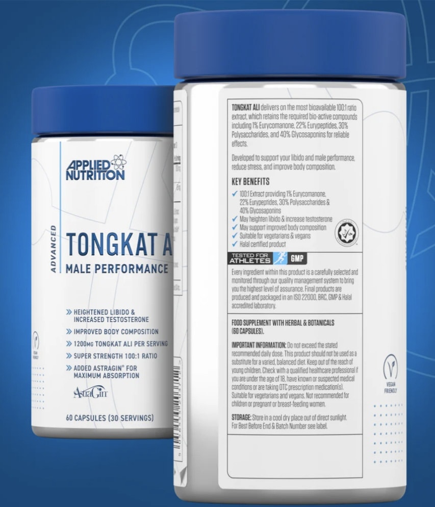 APPLIED NUTRITION - TONGKAT ALI - 60 Caps