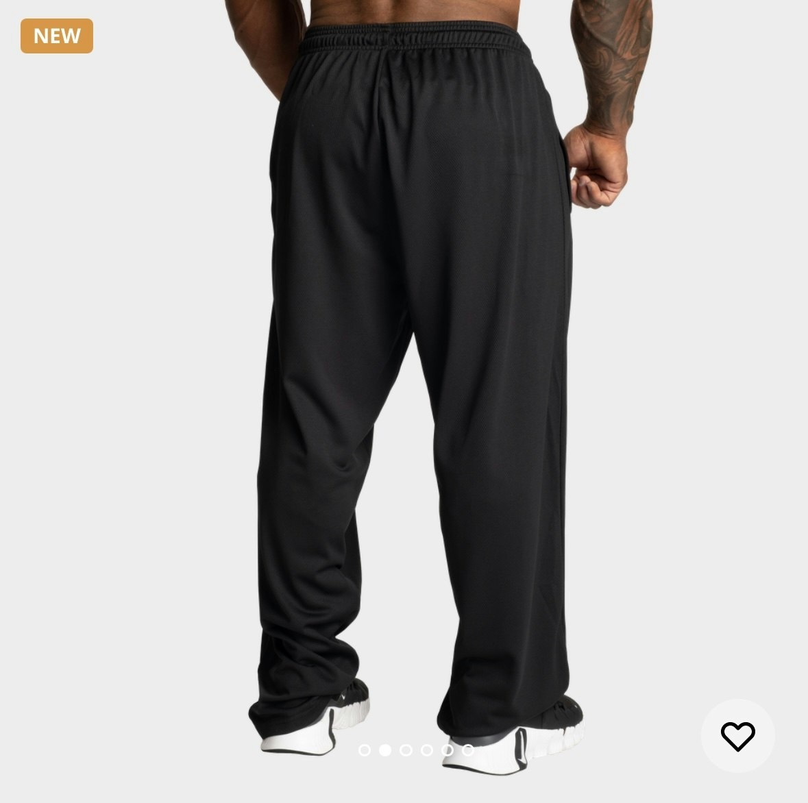 GASP - Original Mesh Pants, Black/Red