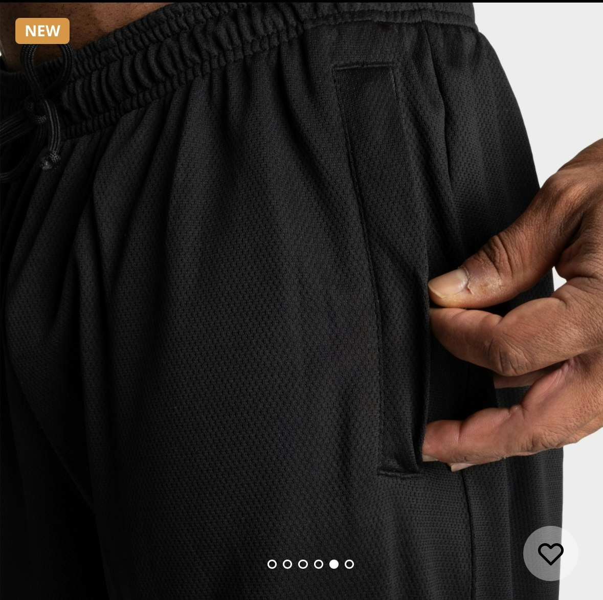 GASP - Original Mesh Pants, Black/Red