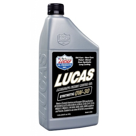 Lucas Synthetic High Performance Motor Oil 0W30