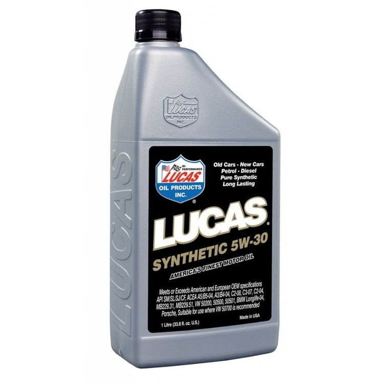 Lucas Synthetic High Performance Motor Oil 5W30 motorolja
