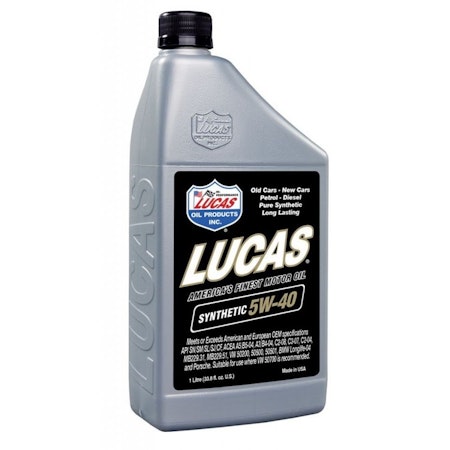 Lucas Synthetic High Performance Motor Oil 5W40 motorolja