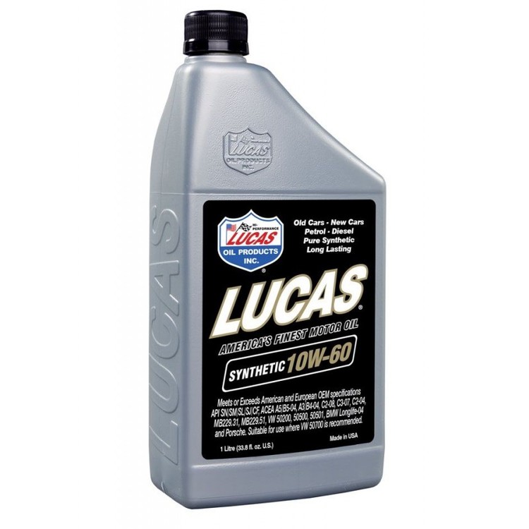 Lucas Synthetic High Performance Motor Oil 10W60 motorolja