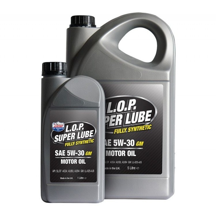 LUCAS L.O.P. SUPER LUBE HELYNTETISK 5W-30 GM MOTOROLJA