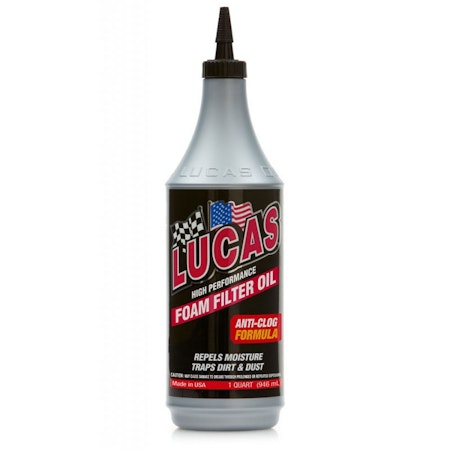 Lucas High Performance Foam Filter Oil 946 ml