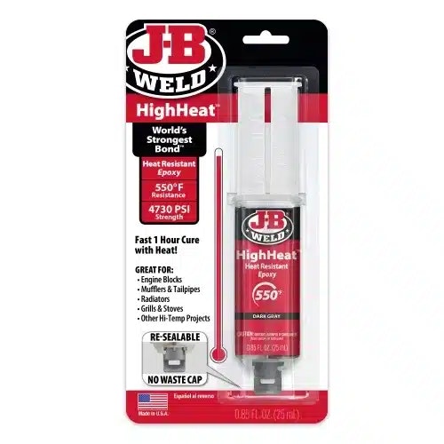 2-Pack JB Weld HighHeat Epoxylim, 25 ml