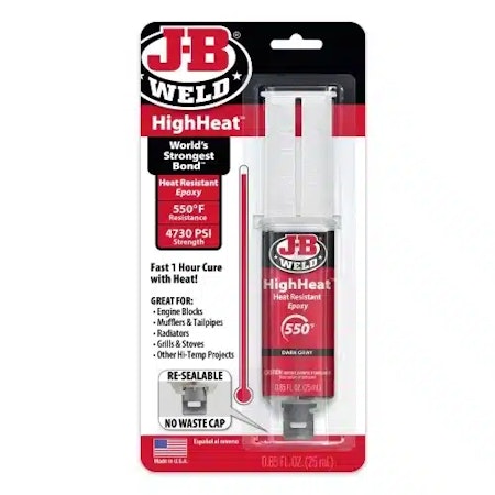 2-Pack JB Weld HighHeat Epoxylim, 25 ml
