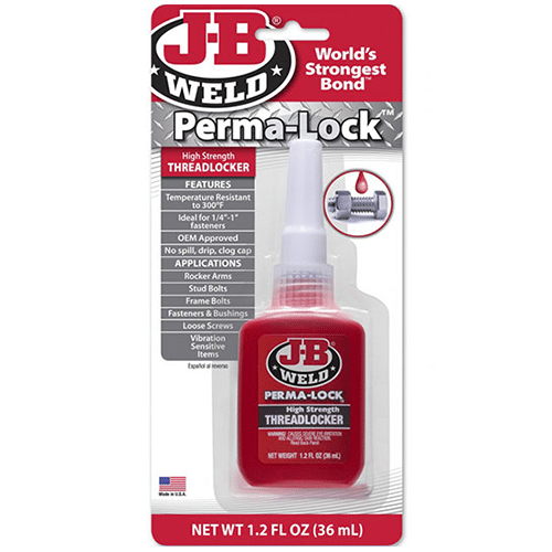 JB Weld – Perma Lock Röd – Hög Styrka