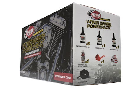 Red Line V-Twin 20W-50 Powerpack