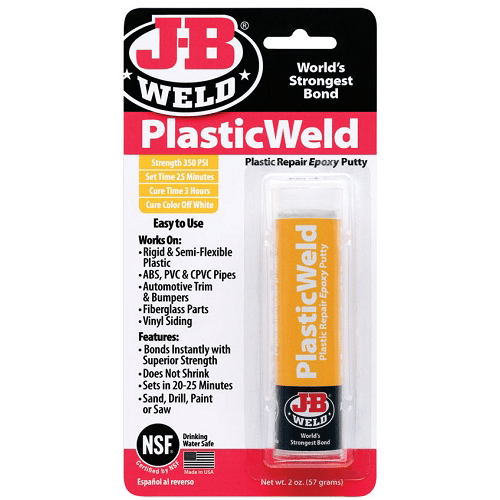 JB weld Plastic Weld