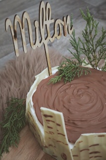 Cake topper /caketopper - Valfritt namn/text