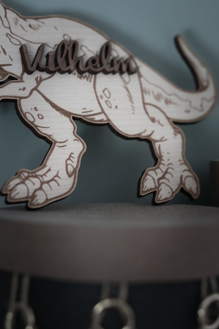 Dinosaur med valfritt namn