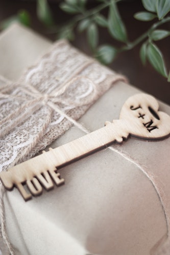 Nyckel "LOVE" + valfria bokstäver