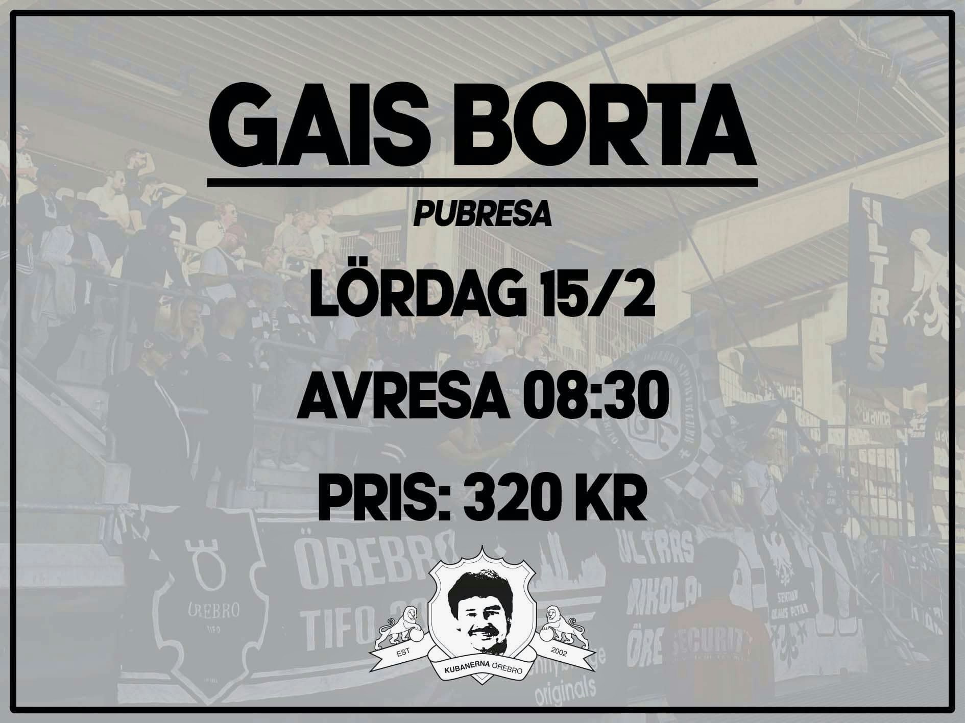GAIS BORTA 15/2