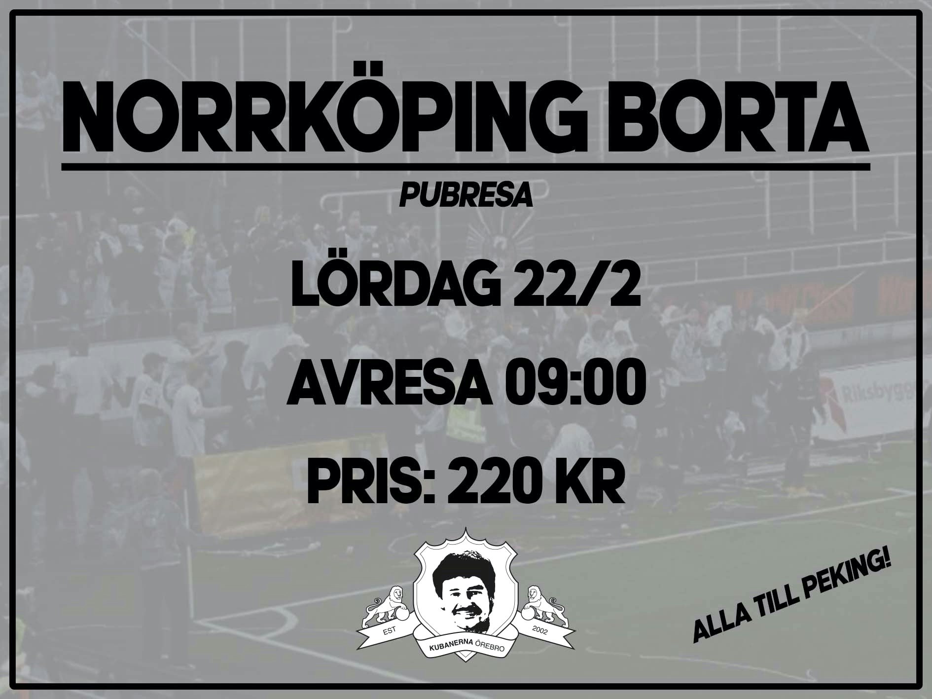NORRKÖPING BORTA 22/2