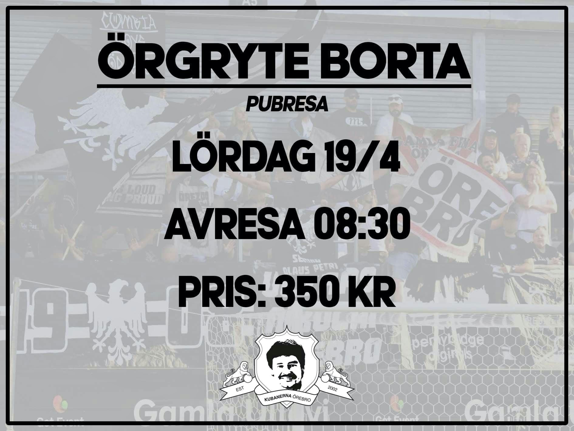 ÖRGRYTE 19 APRIL