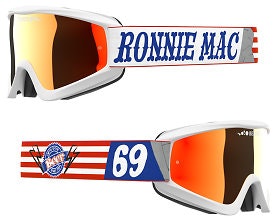 EKS Gox Ronnie Mac Goggle - With Red Mirror Lens