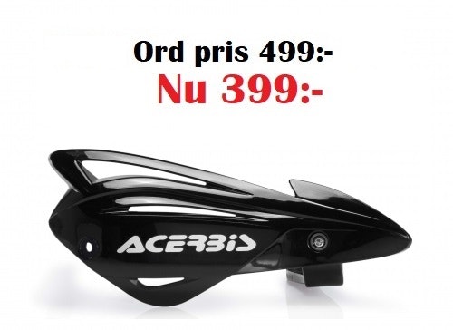 ACERBIS HANDGUARDS X-OPEN - BLACK, ORD Pris 499:-