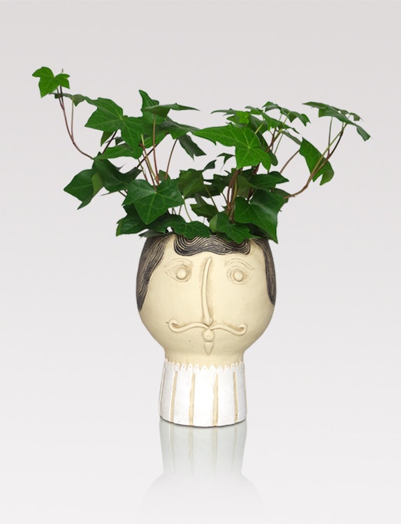 Male head planter