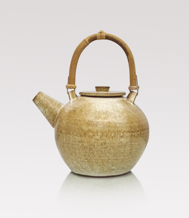 Handmade ceramic teapot