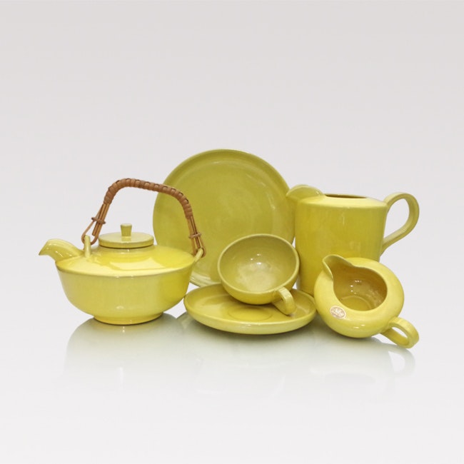 Nittsjö ceramics vintage breakfast set
