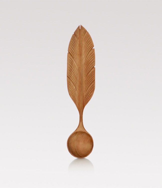 Hand-carved spoon