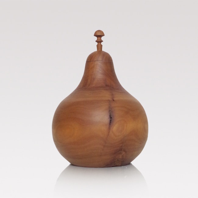 Vintage wooden pear