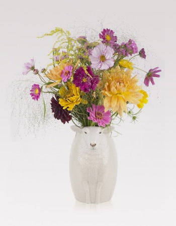 Suffolk sheep vase
