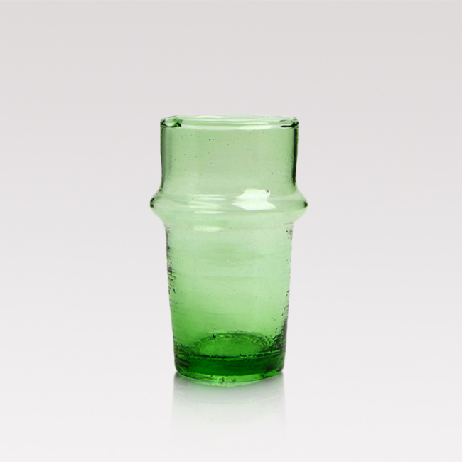 Recycled drinking glass