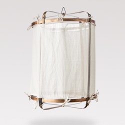 Metal & textile lantern