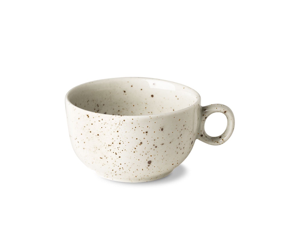 Porcelain espresso cup and saucer