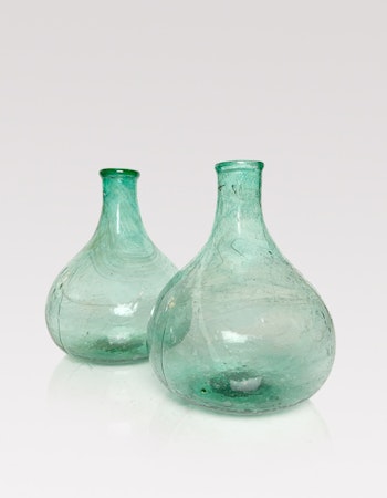 Recycled mini glass vase