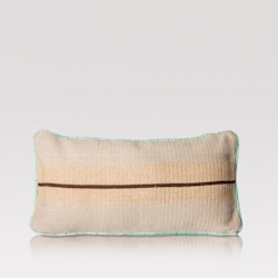 Handwoven wool cushion