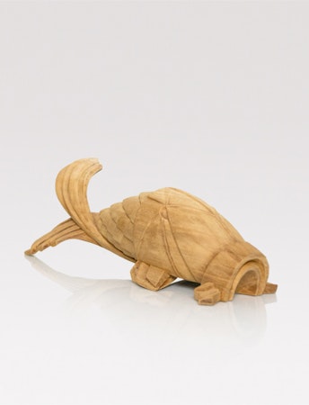 Hand-carved carp