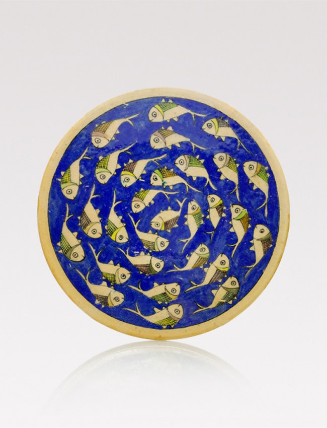 Iranian fish plate
