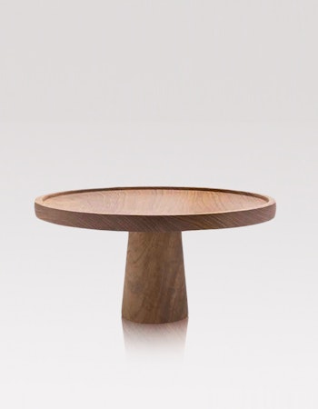 Teak root cake stand