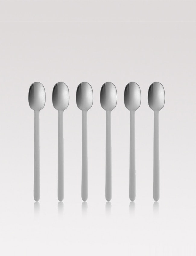 Steel latte spoons