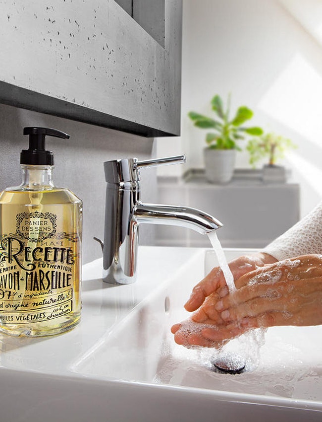 Glass bottle Provence handwash