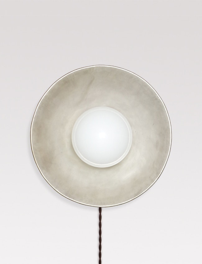 Nickel wall light