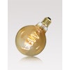 E27 G95 Spiral Amber dimmable