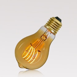 E27  A60 Spiral Amber dimmable