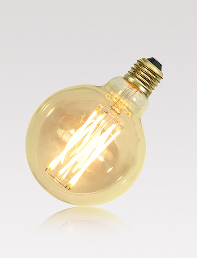 E27 G95 Vintage gold dimmable