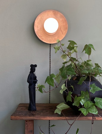 Nickel wall light